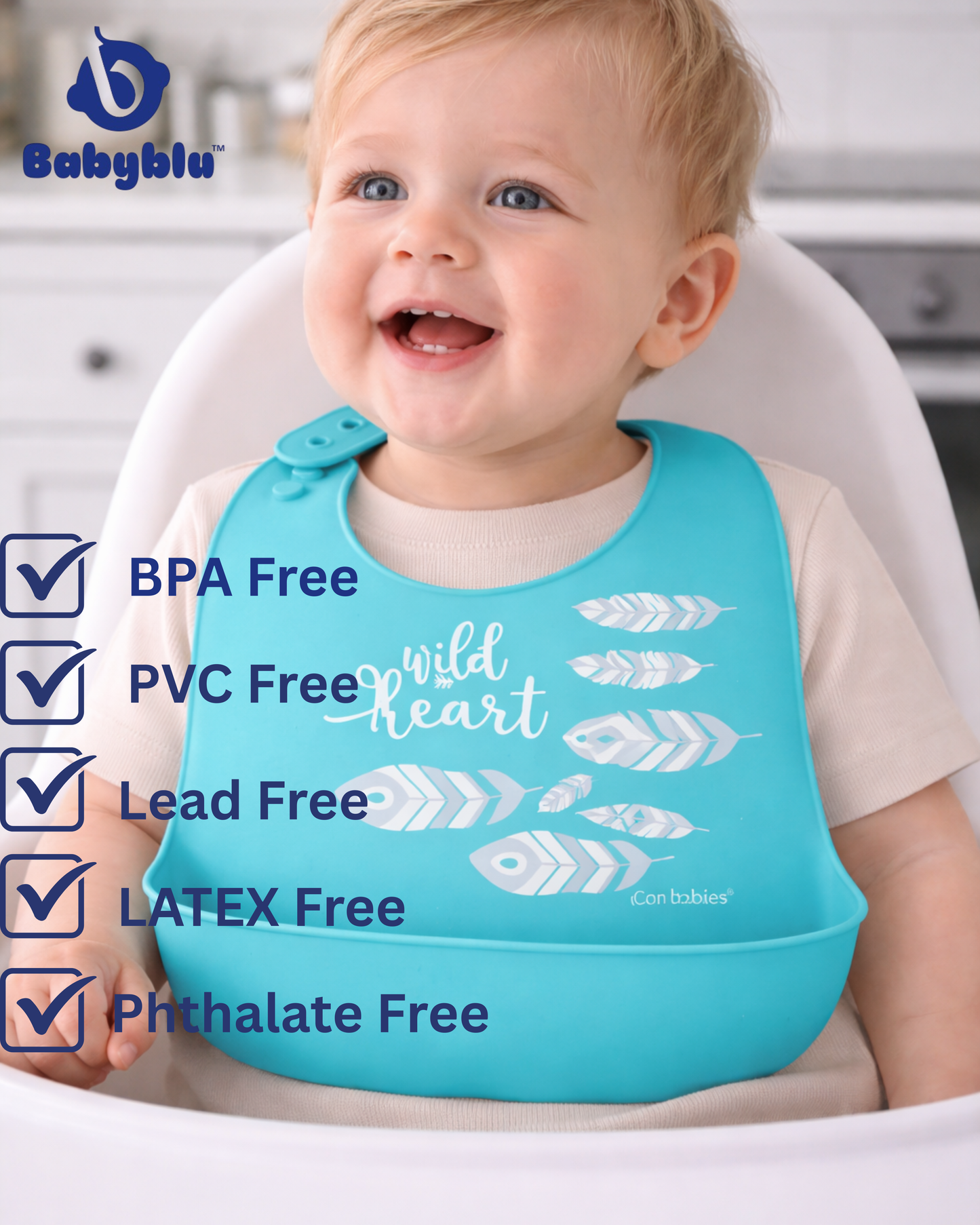 pediasoft Sillicon Bibs