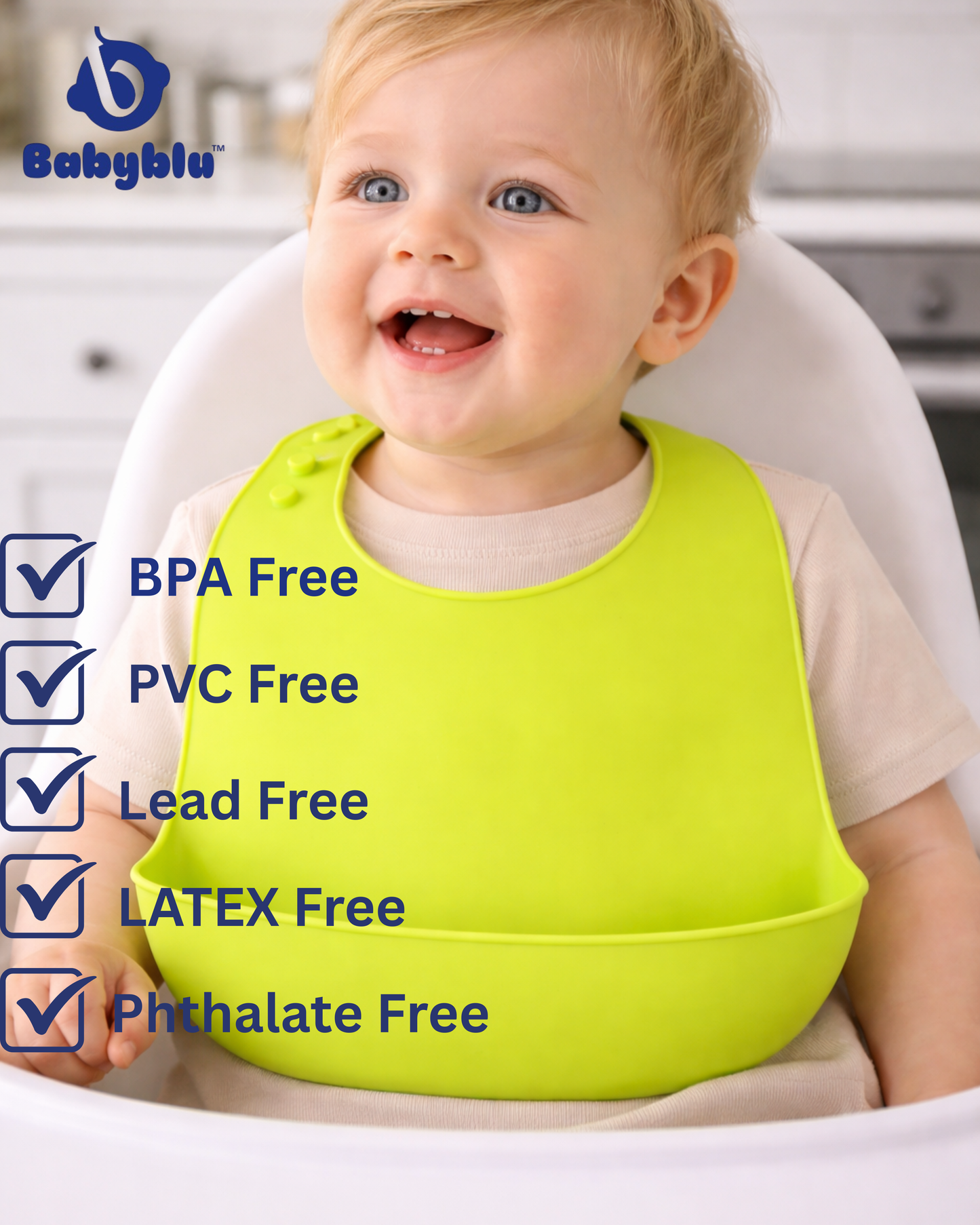 pediasoft Sillicon Bibs