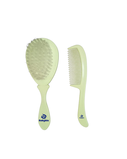 Babyblu comb & Hair brush set.
