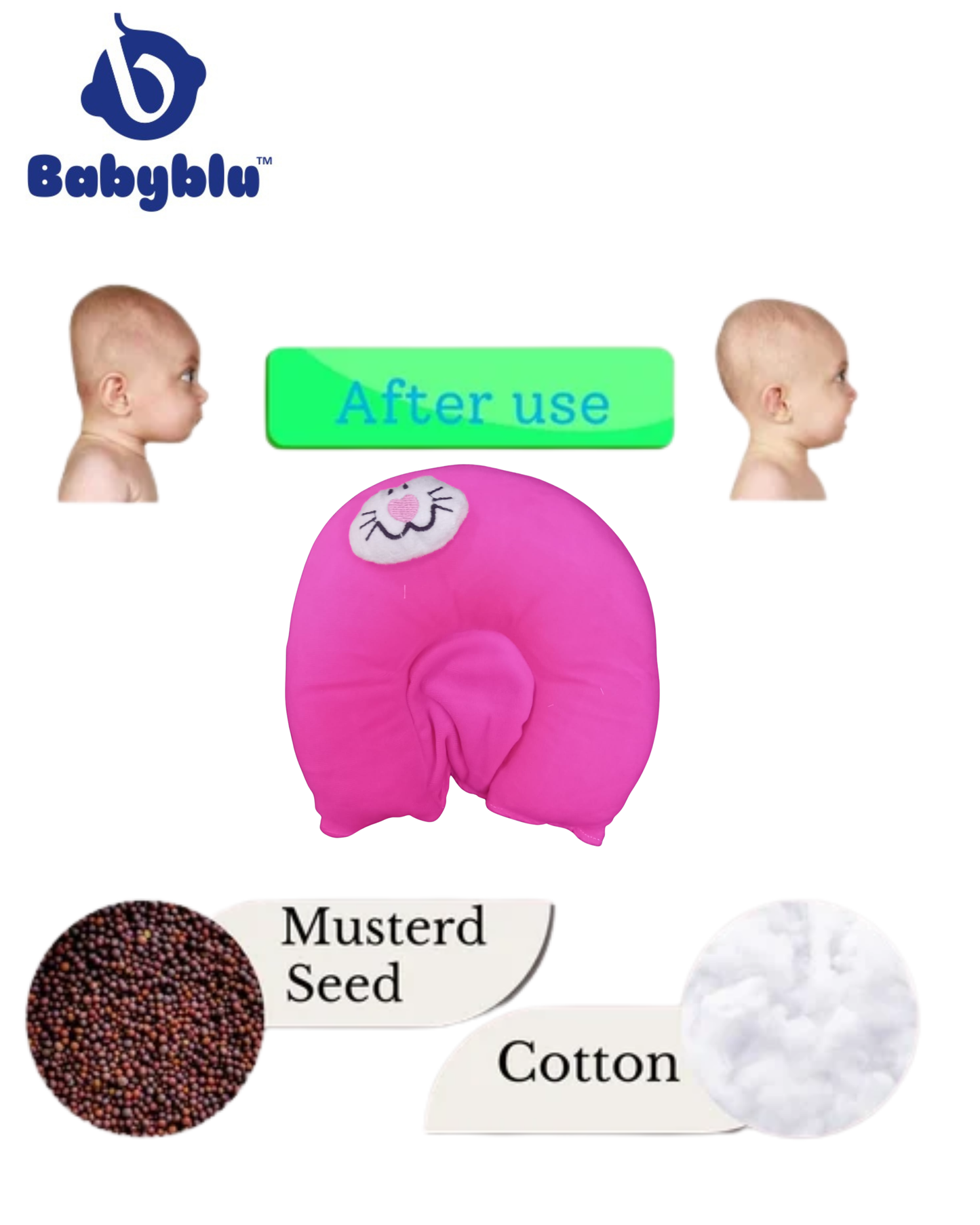 Pediasoft Mustard seeds pillow