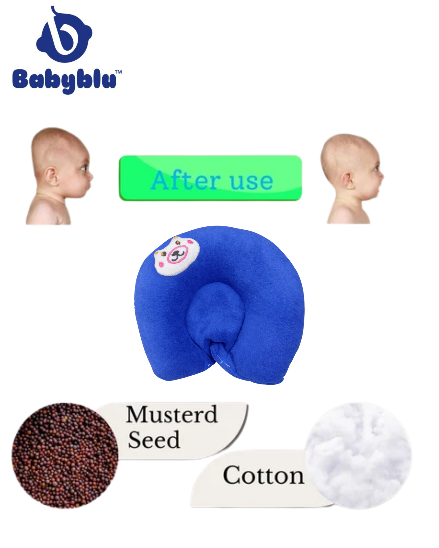 Pediasoft Mustard seeds pillow
