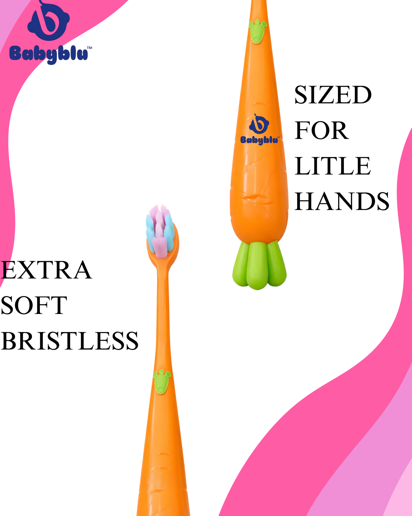 Pediasoft Carrot Toothbrush